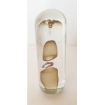 Glazen presse-papier, Gesigneerd MP'82